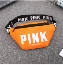 PINK Letter Sports Nylon Chest Pack Waist Packs GBRF-152