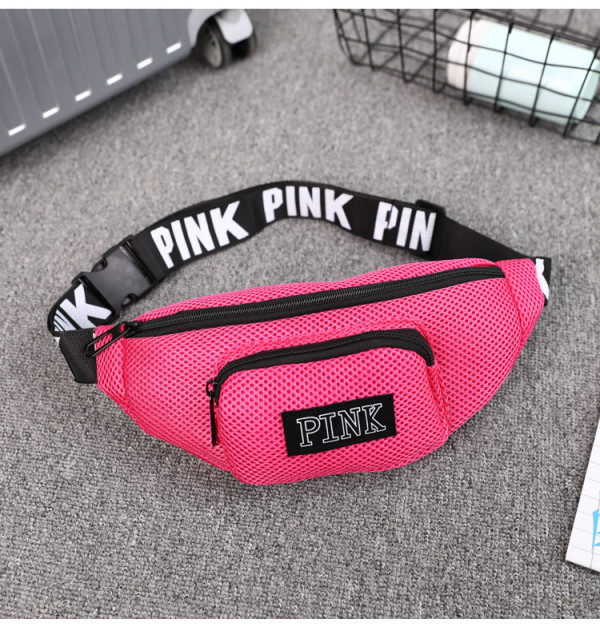 PINK Letter Sports Waist Bags GBRF-154