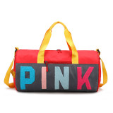 PINK Letter Travel Sports Portable Shoulder Storage Bag GBRF-155