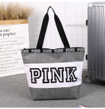 PINK Letter Travel Shopping Tote Storage Bag GBRF-153