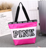 PINK Letter Travel Shopping Tote Storage Bag GBRF-153
