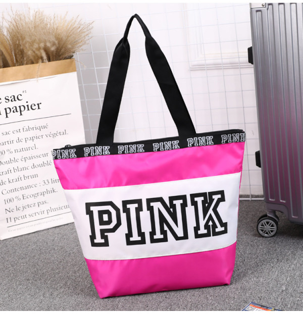 PINK Letter Travel Shopping Tote Storage Bag GBRF-153