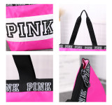 PINK Letter Travel Shopping Tote Storage Bag GBRF-153