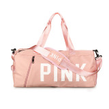 PINK Letter Travel Sports Portable Shoulder Storage Bag GBRF-139
