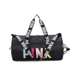 PINK Letter Travel Sports Waterproof Storage Bag GBRF-151