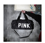 PINK Letter Travel Sports Portable Shoulder Storage Bag GBRF-139
