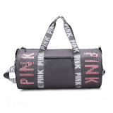 PINK Letter Sequin Travel Sports Waterproof Storage Bag GBRF-158