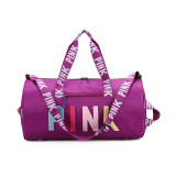 PINK Letter Travel Sports Waterproof Storage Bag GBRF-151