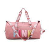 PINK Letter Travel Sports Waterproof Storage Bag GBRF-151