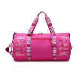 PINK Letter Sequin Travel Sports Waterproof Storage Bag GBRF-158
