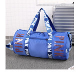 PINK Letter Sequin Travel Sports Waterproof Storage Bag GBRF-158