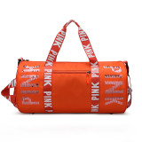 PINK Letter Sequin Travel Sports Waterproof Storage Bag GBRF-158
