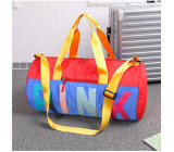 PINK Letter Travel Sports Portable Shoulder Storage Bag GBRF-155