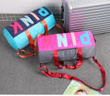 PINK Letter Travel Sports Portable Shoulder Storage Bag GBRF-155