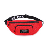 PINK Letter Sports Waist Bags GBRF-154