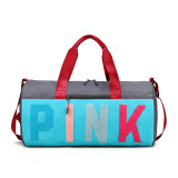 PINK Letter Travel Sports Portable Shoulder Storage Bag GBRF-155