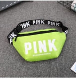 PINK Letter Sports Nylon Chest Pack Waist Packs GBRF-152
