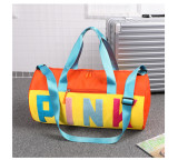 PINK Letter Travel Sports Portable Shoulder Storage Bag GBRF-155