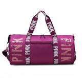 PINK Letter Sequin Travel Sports Waterproof Storage Bag GBRF-158