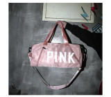 PINK Letter Travel Sports Portable Shoulder Storage Bag GBRF-139
