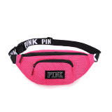 PINK Letter Sports Waist Bags GBRF-154