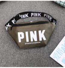 PINK Letter Sports Nylon Chest Pack Waist Packs GBRF-152