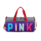 PINK Letter Travel Sports Portable Shoulder Storage Bag GBRF-155