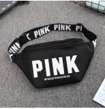 PINK Letter Sports Nylon Chest Pack Waist Packs GBRF-152