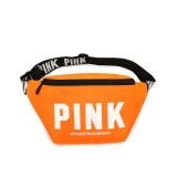 PINK Letter Sports Nylon Chest Pack Waist Packs GBRF-152