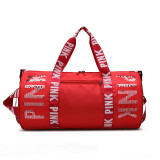 PINK Letter Sequin Travel Sports Waterproof Storage Bag GBRF-158