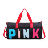 PINK Letter Travel Sports Portable Shoulder Storage Bag GBRF-155
