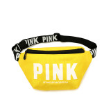 PINK Letter Sports Nylon Chest Pack Waist Packs GBRF-152