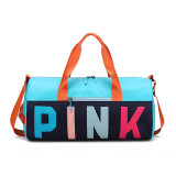PINK Letter Travel Sports Portable Shoulder Storage Bag GBRF-155