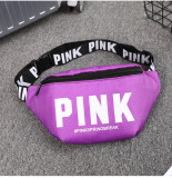 PINK Letter Sports Nylon Chest Pack Waist Packs GBRF-152