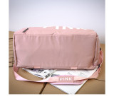 PINK Letter Travel Sports Portable Shoulder Storage Bag GBRF-139