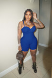 Solid Sexy Spaghetti Strap Tight Romper ME-8065