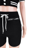 Casual Baseball Jacket And Shorts Sports Suits ASL-6559