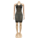 Sexy Hot Drilling Night Club Dress BY-5653
