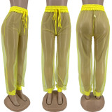 Fashion Sexy Mesh See-through Pants FNN-8662