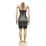 Sexy Hot Drilling Night Club Dress BY-5653