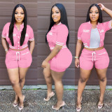 Casual Baseball Jacket And Shorts Sports Suits ASL-6559