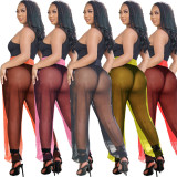 Fashion Sexy Mesh See-through Pants FNN-8662