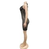 Sexy Hot Drilling Night Club Dress BY-5653