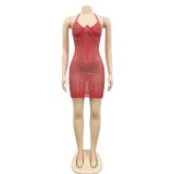 Sexy Hot Drilling Night Club Dress BY-5653