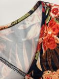 Floral Print Hollow Out Sling Jumpsuit ME-8054