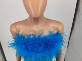 Solid Color Plush Decorate Tube Top Playsuits WSM-5307