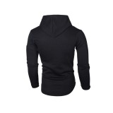 Men's Solid Color Long Sleeve Hoodie FLZH-ZW61