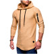 Men's Solid Color Long Sleeve Hoodie FLZH-ZW61