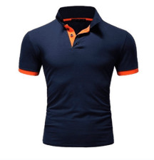 Men Casual Lapel Short Sleeve Polo FLZH-ZT115