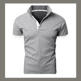 Men Casual Lapel Short Sleeve Polo FLZH-ZT115
